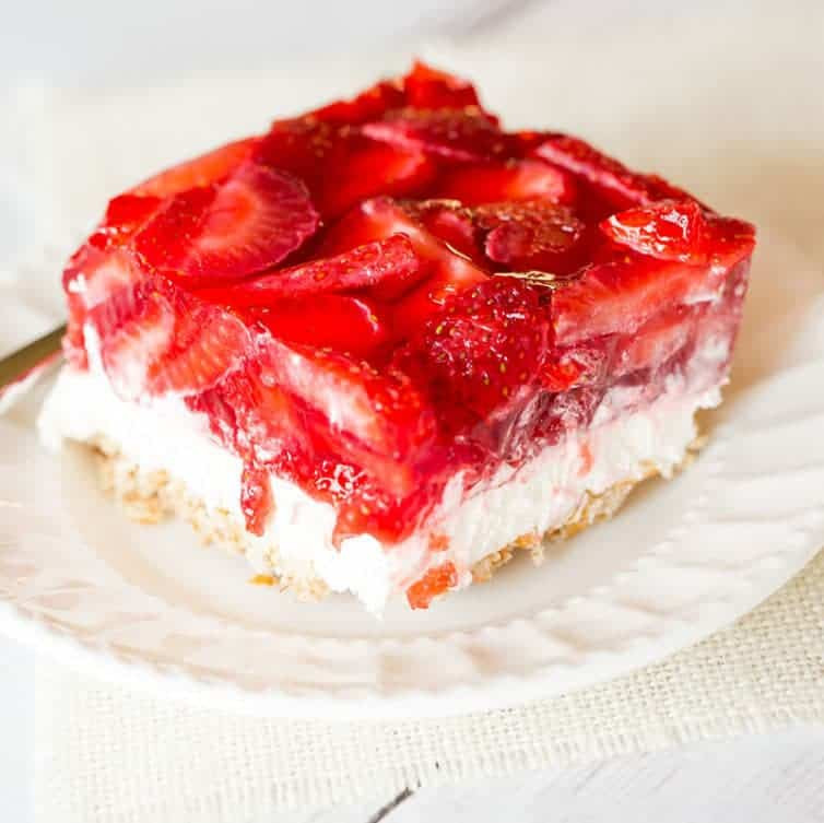 Strawberry Cream Cheese Pretzel Dessert
 Strawberry Pretzel Salad