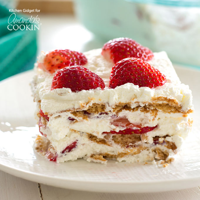 Strawberry Graham Cracker Dessert
 Strawberry Icebox Cake