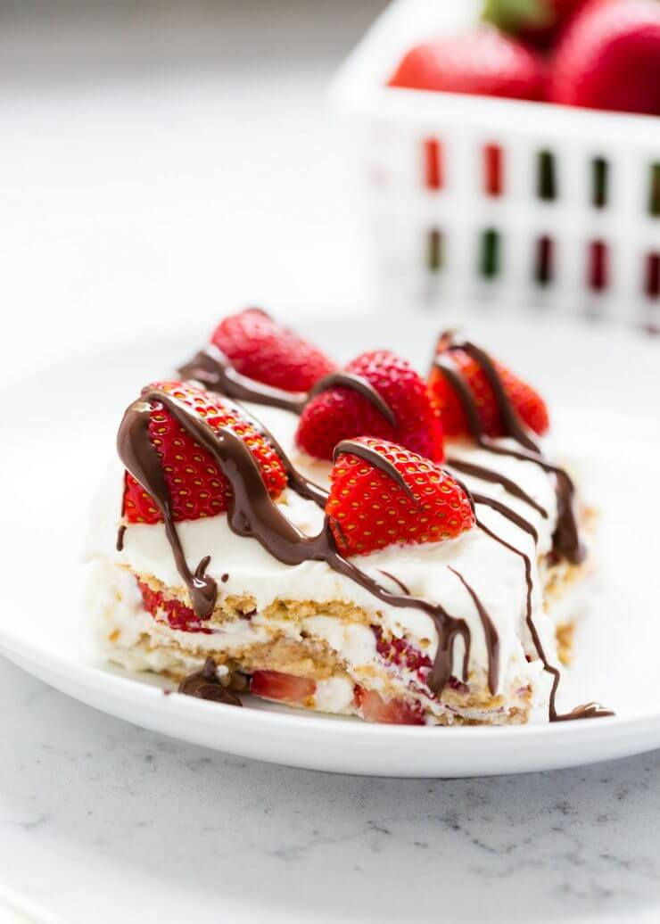 Strawberry Graham Cracker Dessert
 NO BAKE Strawberry Icebox Cake I Heart Nap Time