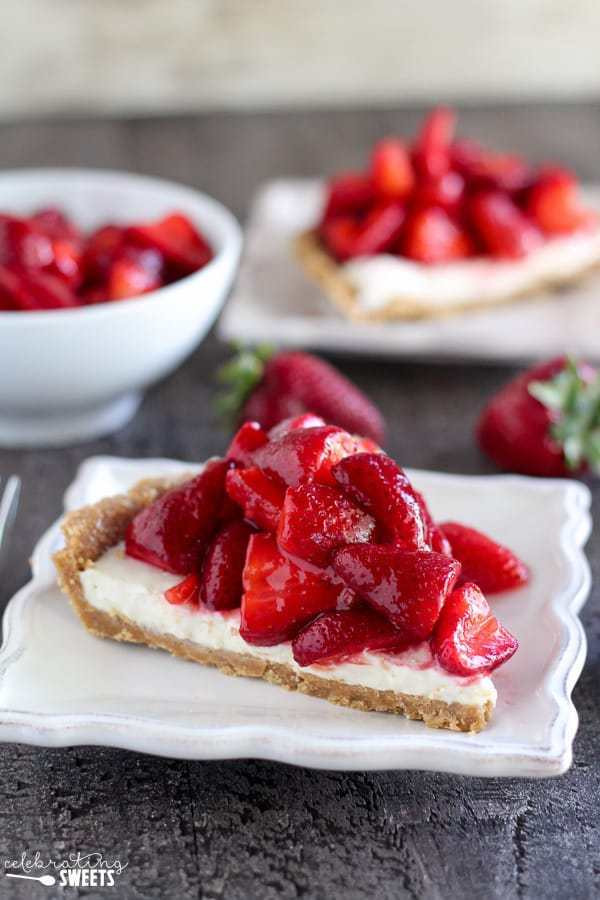 Strawberry Graham Cracker Dessert
 Strawberry Cream Cheese Pie Easy No Bake Pie in a Graham