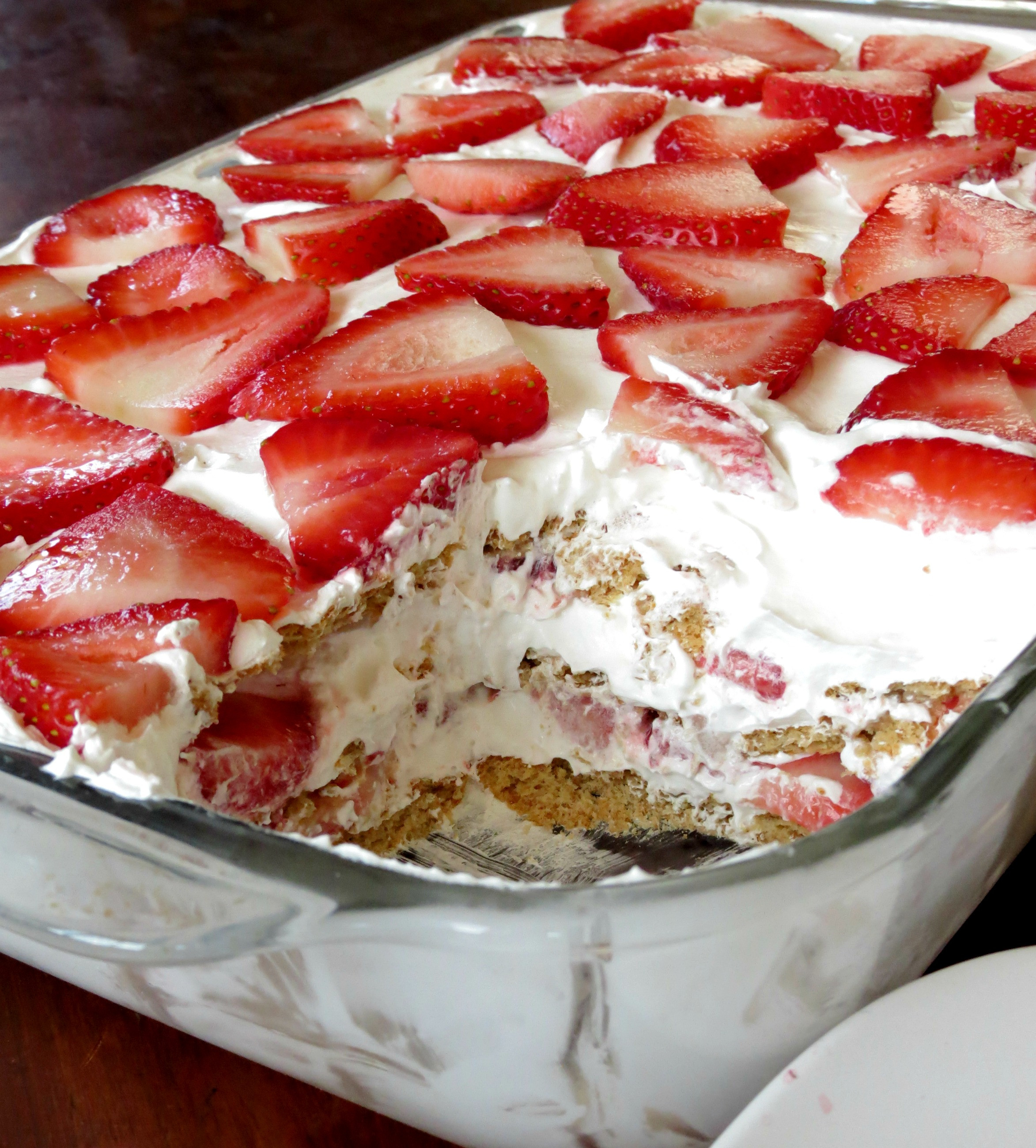 Strawberry Graham Cracker Dessert
 Strawberry Icebox Cake Sprinkle Some Sugar