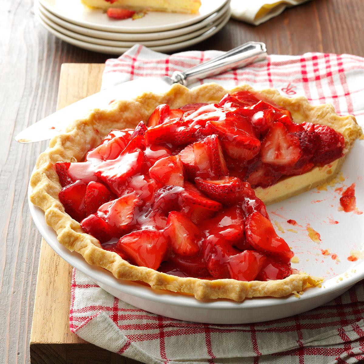 Strawberry Pie Recipes
 Strawberry Cream Cheese Pie Recipe