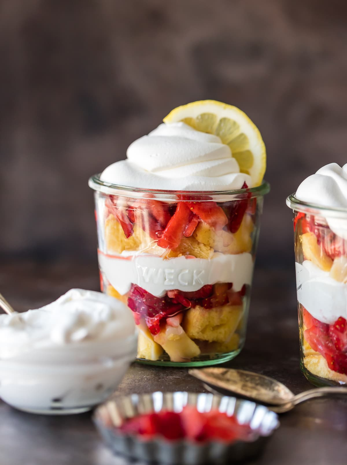 Strawberry Shortcake Cups
 Lemon Strawberry Shortcake Cups GIVEAWAY The Cookie Rookie