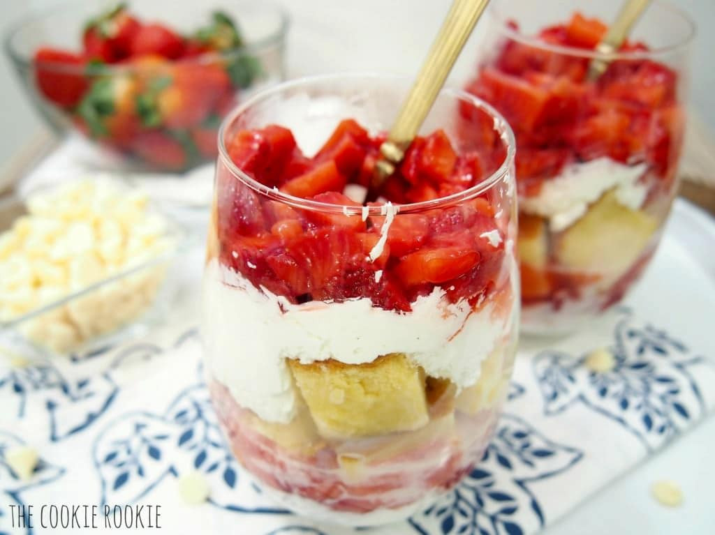 Strawberry Shortcake Cups
 Strawberry Shortcake Trifle Cups The Cookie Rookie
