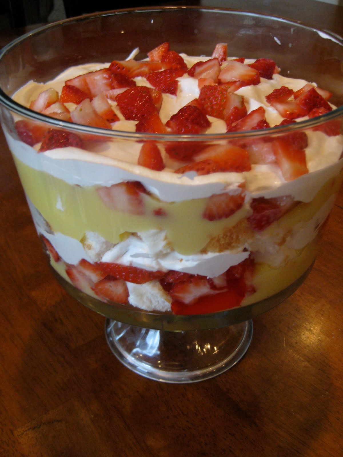 Strawberry Shortcake Trifle
 Feast This Baby Strawberry Shortcake Trifle