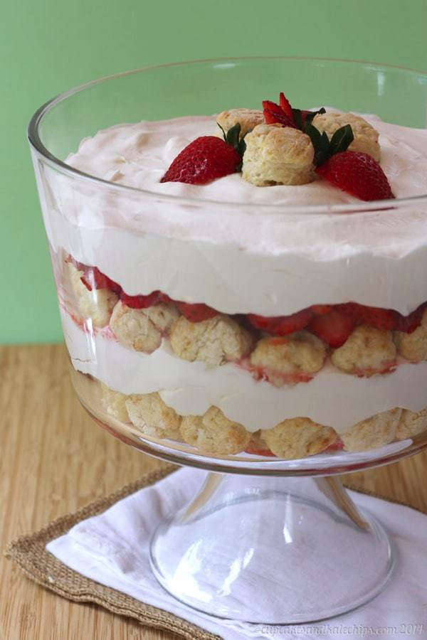 Strawberry Shortcake Trifle
 Strawberry Shortcake Trifle Cupcakes & Kale Chips