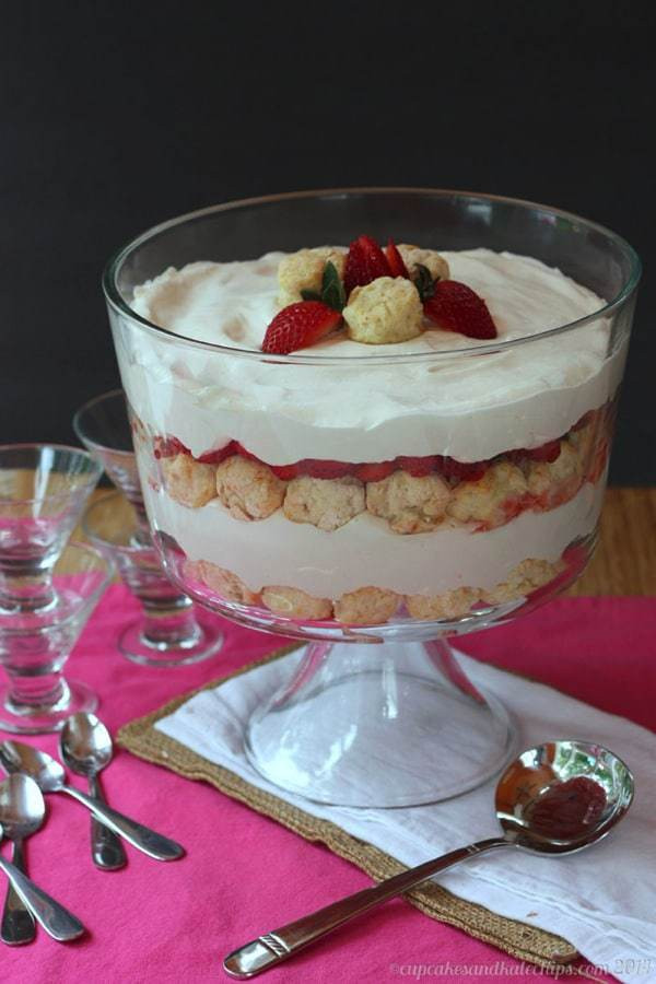 Strawberry Shortcake Trifle
 Strawberry Shortcake Trifle Cupcakes & Kale Chips