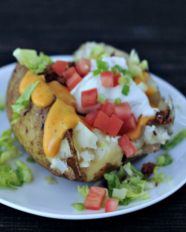 Stuffed Baked Potato
 Taco Stuffed Baked Potato spabettie