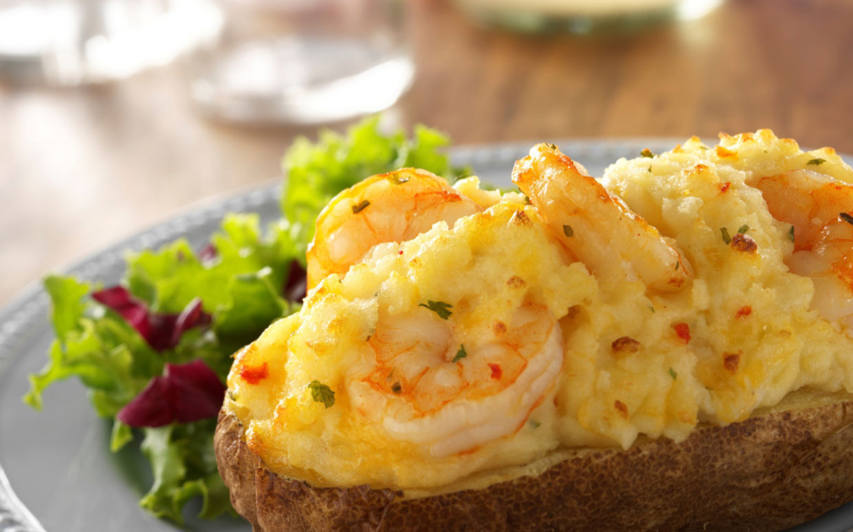 Stuffed Baked Potato
 Shrimp Stuffed Twice Baked Potato