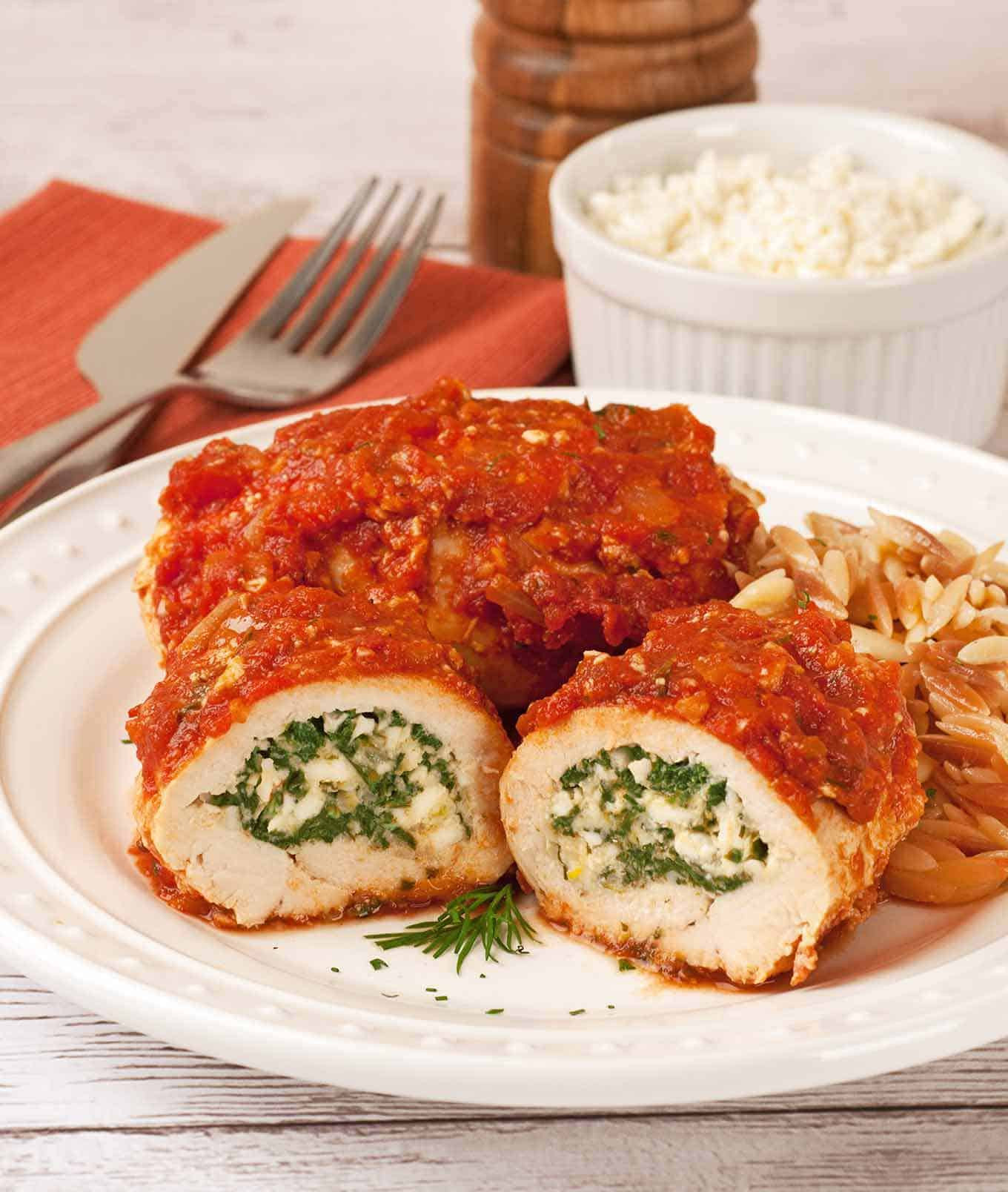 Stuffed Chicken Breasts
 Spinach and Feta Stuffed Chicken Breasts Recipe