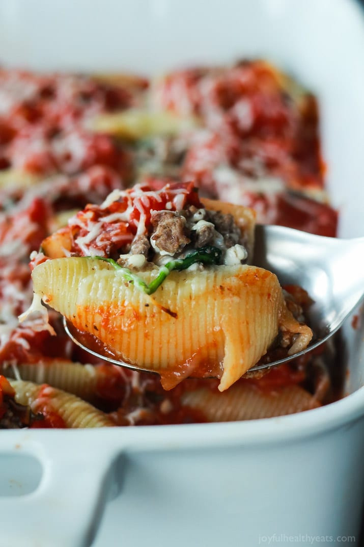 Stuffed Shells With Ground Beef
 Easy Ground Beef Recipes over 40