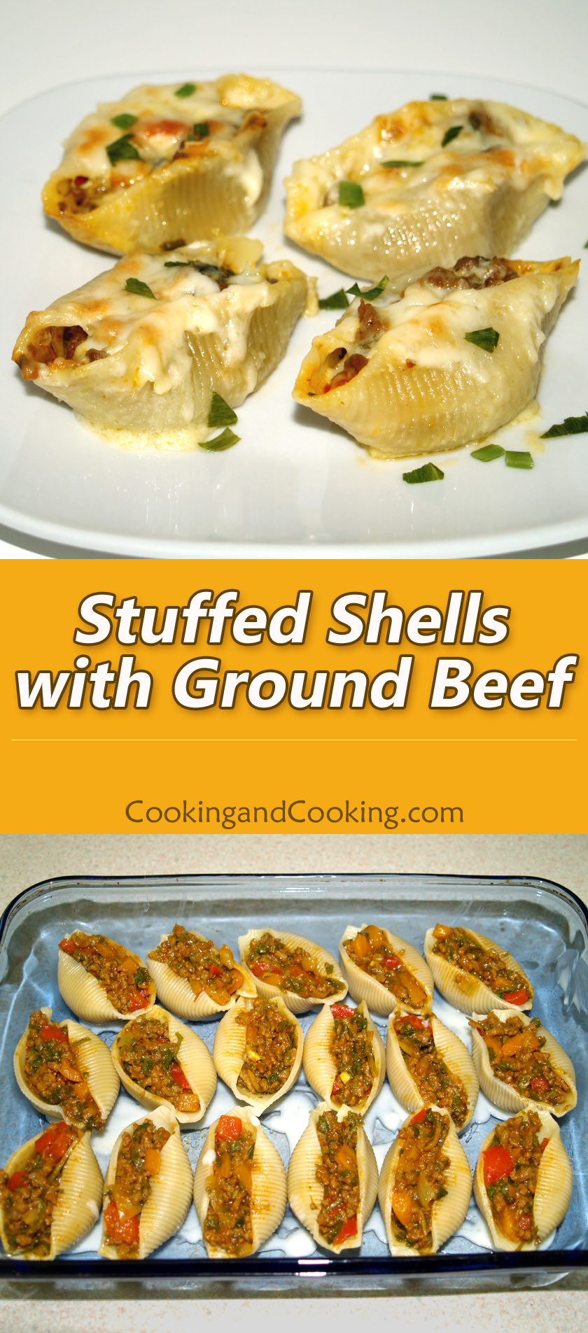 Stuffed Shells With Ground Beef
 Stuffed Shells with Ground Beef