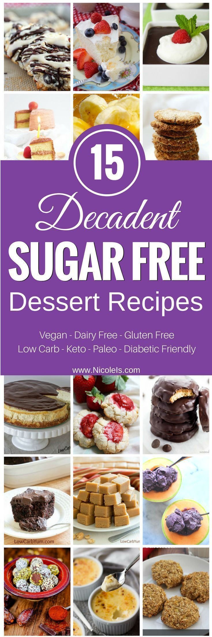 Sugar Free Dessert Recipes For Diabetics
 Best 25 Sugar free diabetic recipes ideas on Pinterest