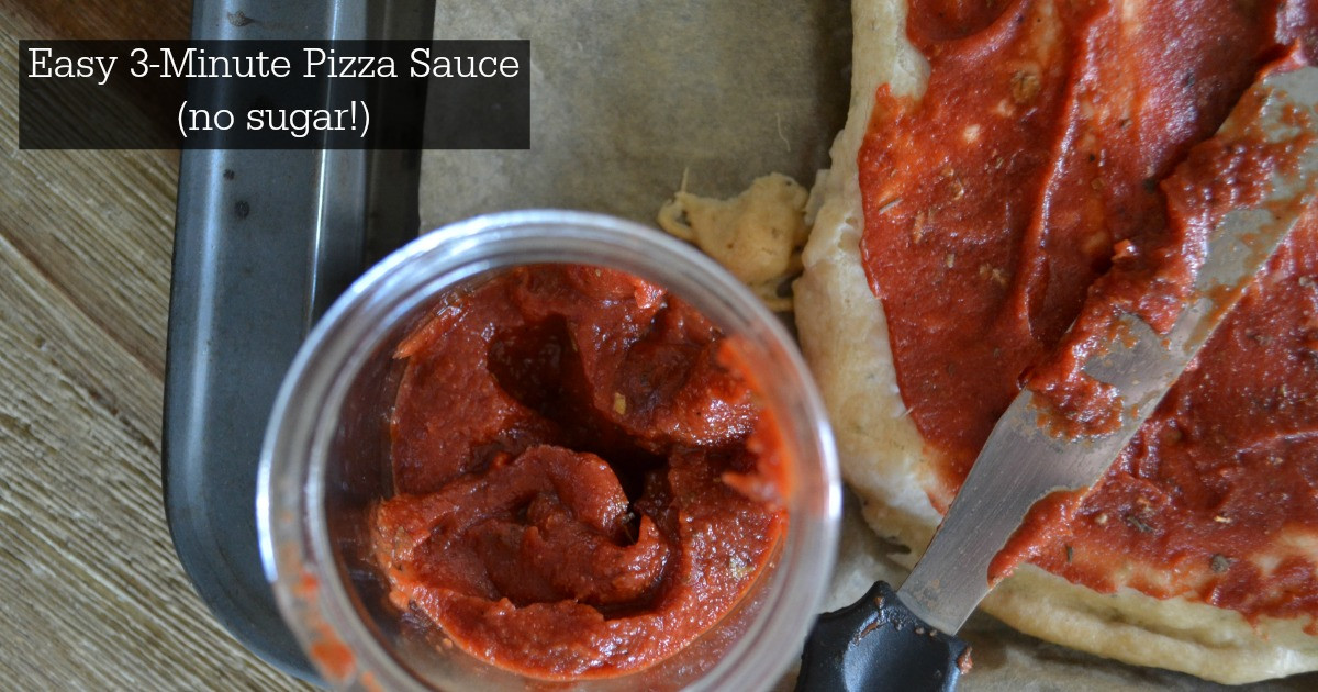 Sugar Free Pizza Sauce
 Easy 3 Minute Sugar Free Pizza Sauce