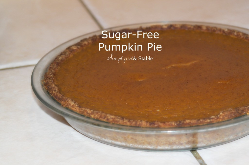 Sugar Free Pumpkin Pie
 Recipe Sugar Free Pumpkin Pie with grain free crust