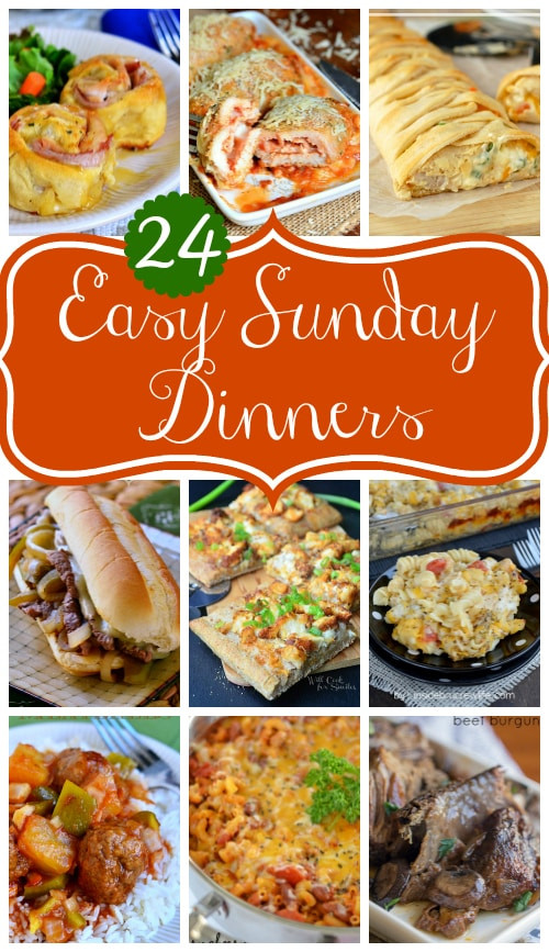 Sunday Dinner Ideas
 24 Easy Sunday Dinners Mom Timeout