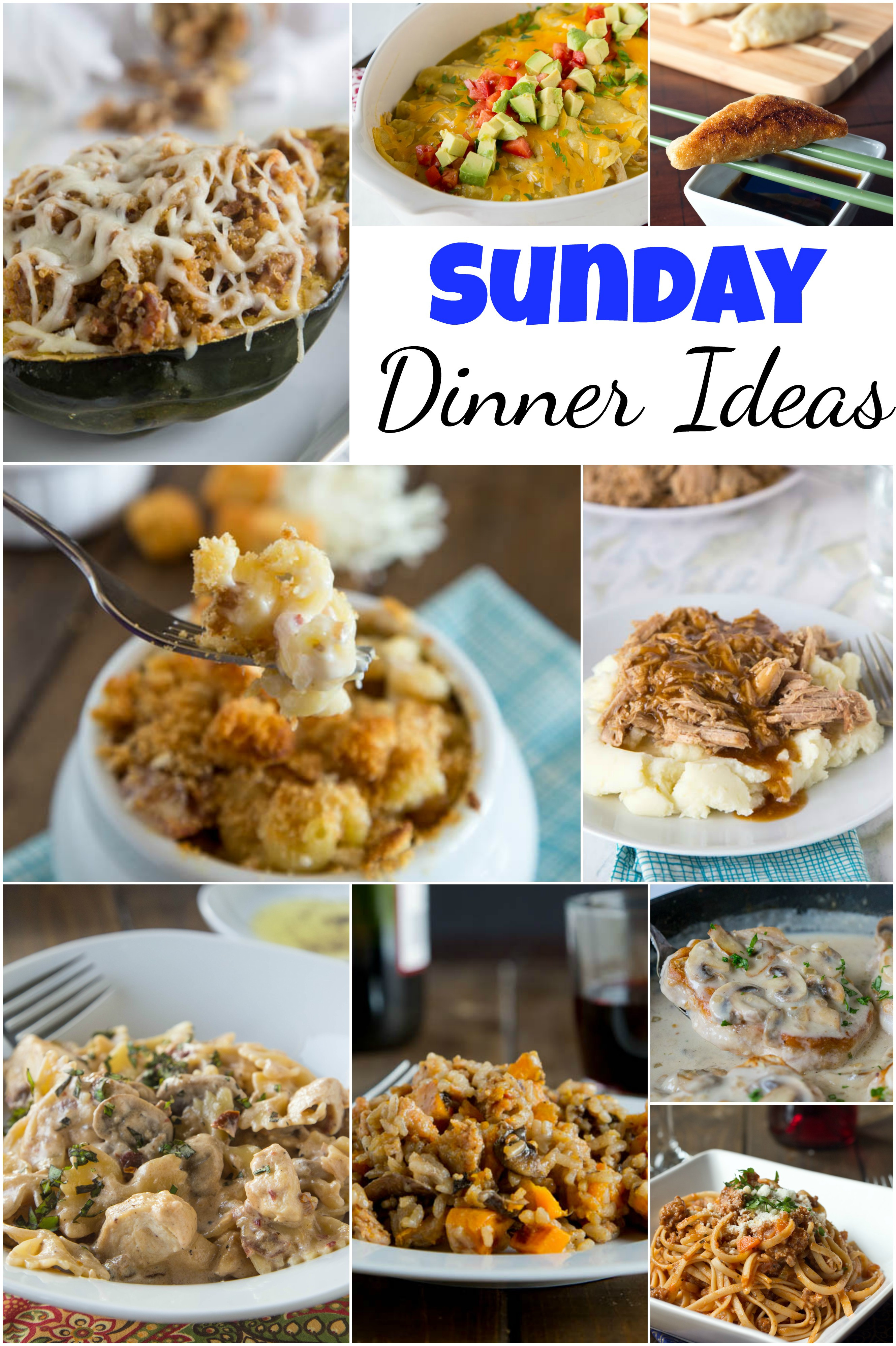 Sunday Dinner Ideas
 Sunday Dinner Ideas Dinners Dishes and Desserts