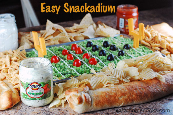 Super Bowl Dinner Ideas
 Easy Snackadium for Super Bowl or other Football Game