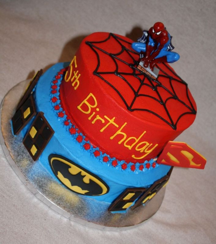 Superhero Birthday Cake
 Super Hero Super Hero Cakes