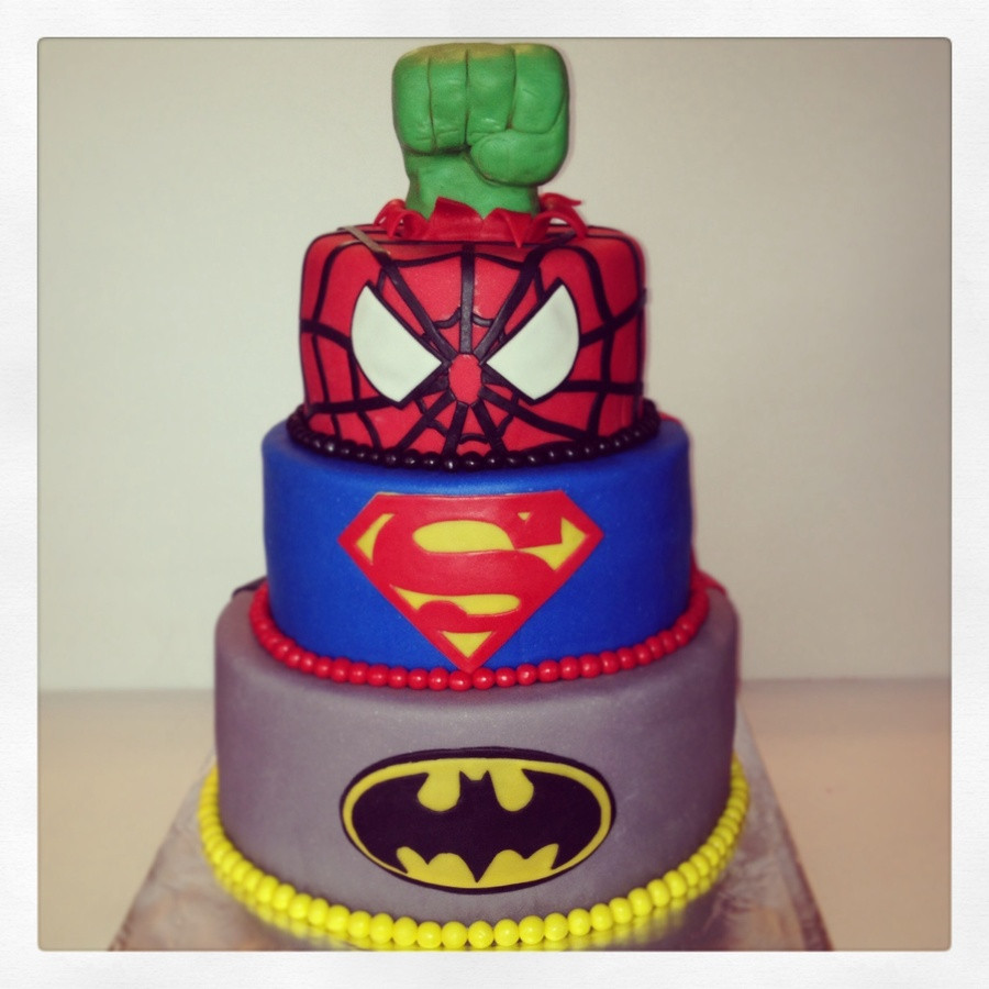 Superhero Birthday Cake
 Superhero Birthday Cake CakeCentral