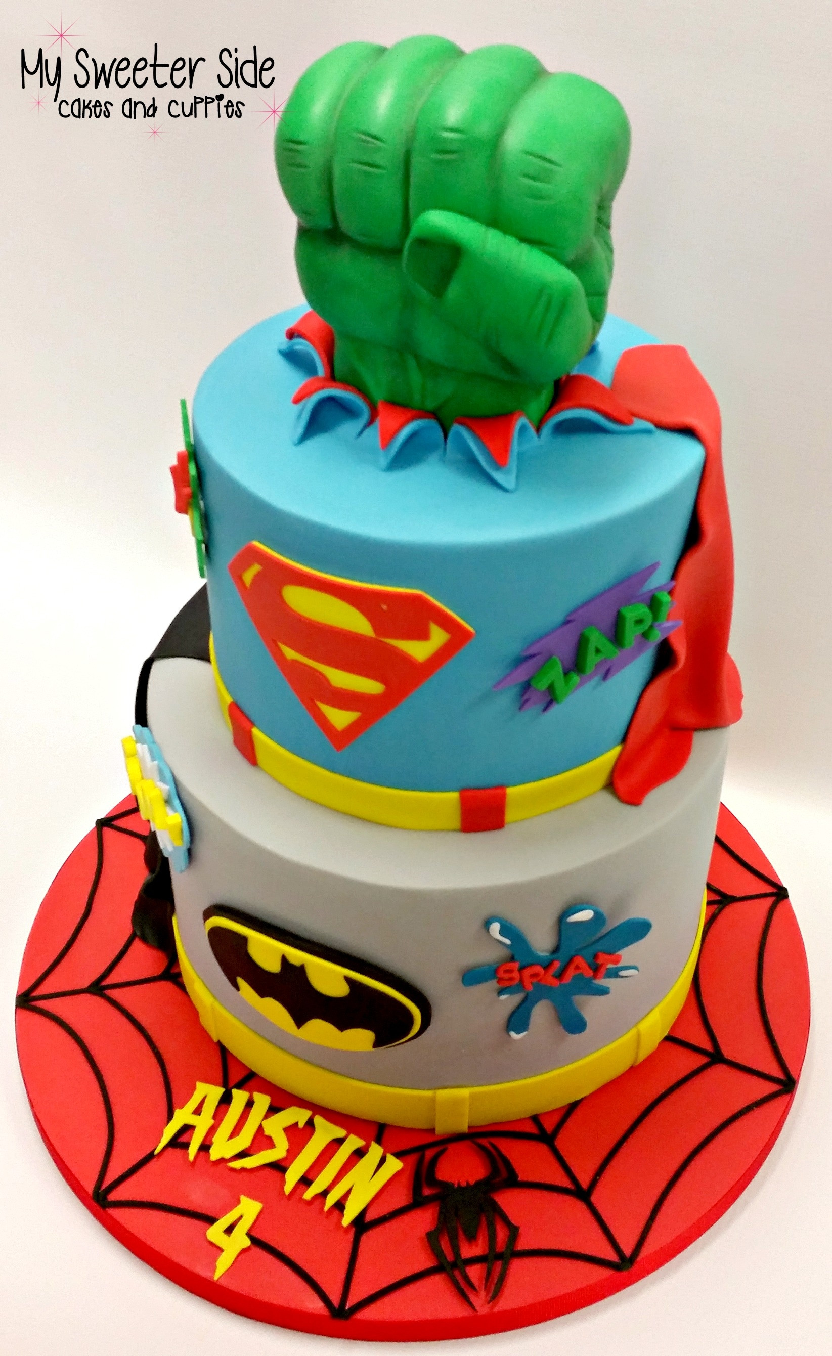 Superhero Birthday Cake
 Superhero Cake CakeCentral