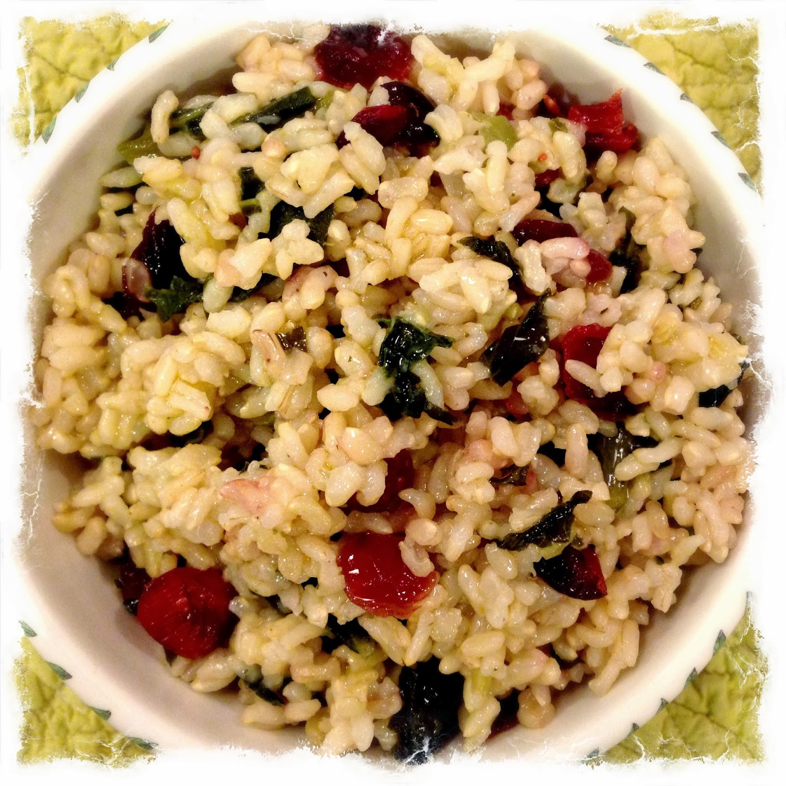 Sweet Brown Rice
 Kale With Love Sweet Brown Rice with Dried Cranberries