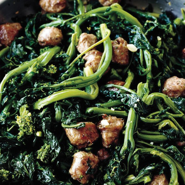 Sweet Italian Sausage Recipes
 Broccoli Rabe with Sweet Italian Sausage recipe