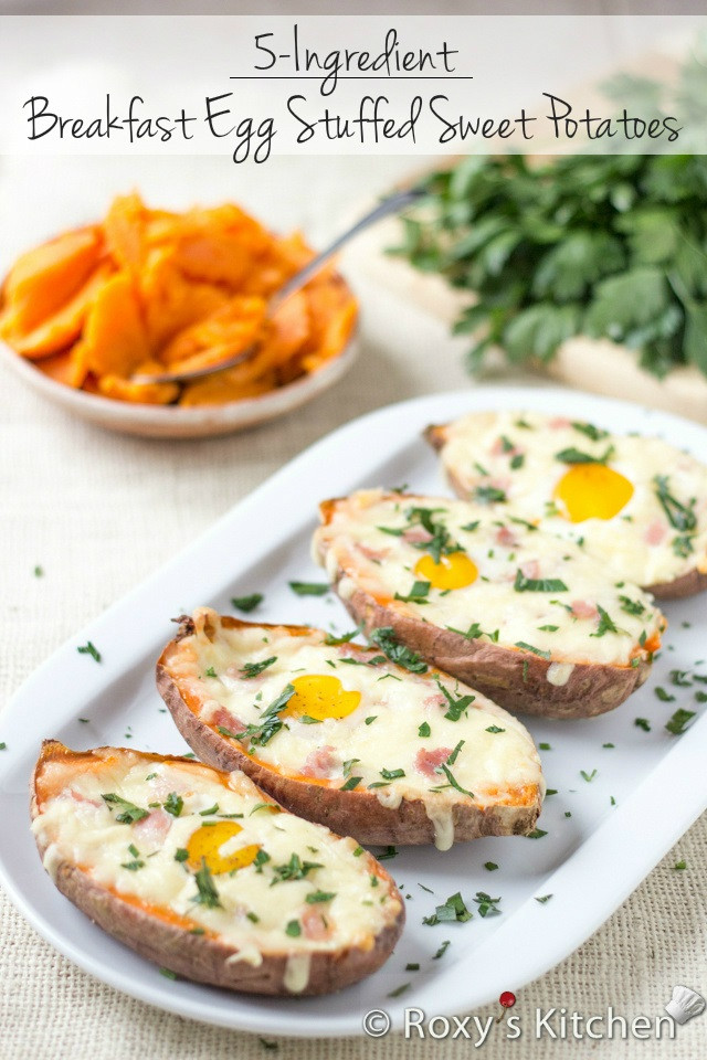 Sweet Potato Breakfast Recipes
 Breakfast Egg Stuffed Sweet Potatoes