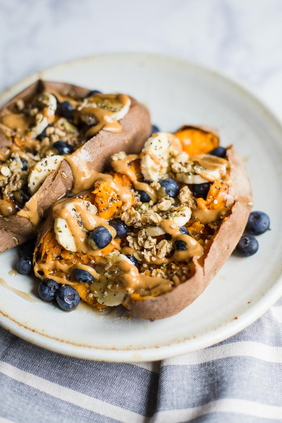 Sweet Potato Breakfast Recipes
 Loaded Breakfast Sweet Potatoes