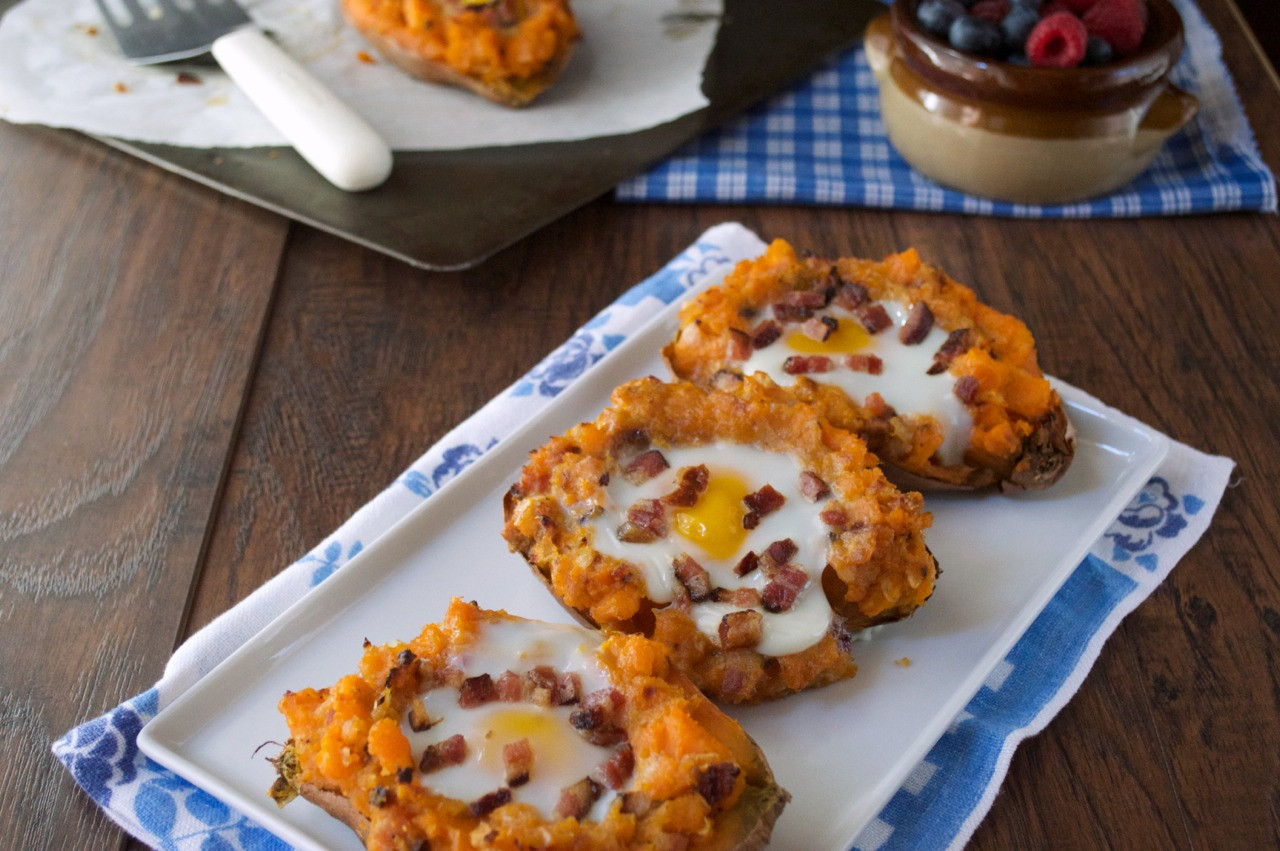 Sweet Potato Breakfast Recipes
 Paleo Twice Baked Breakfast Sweet Potatoes