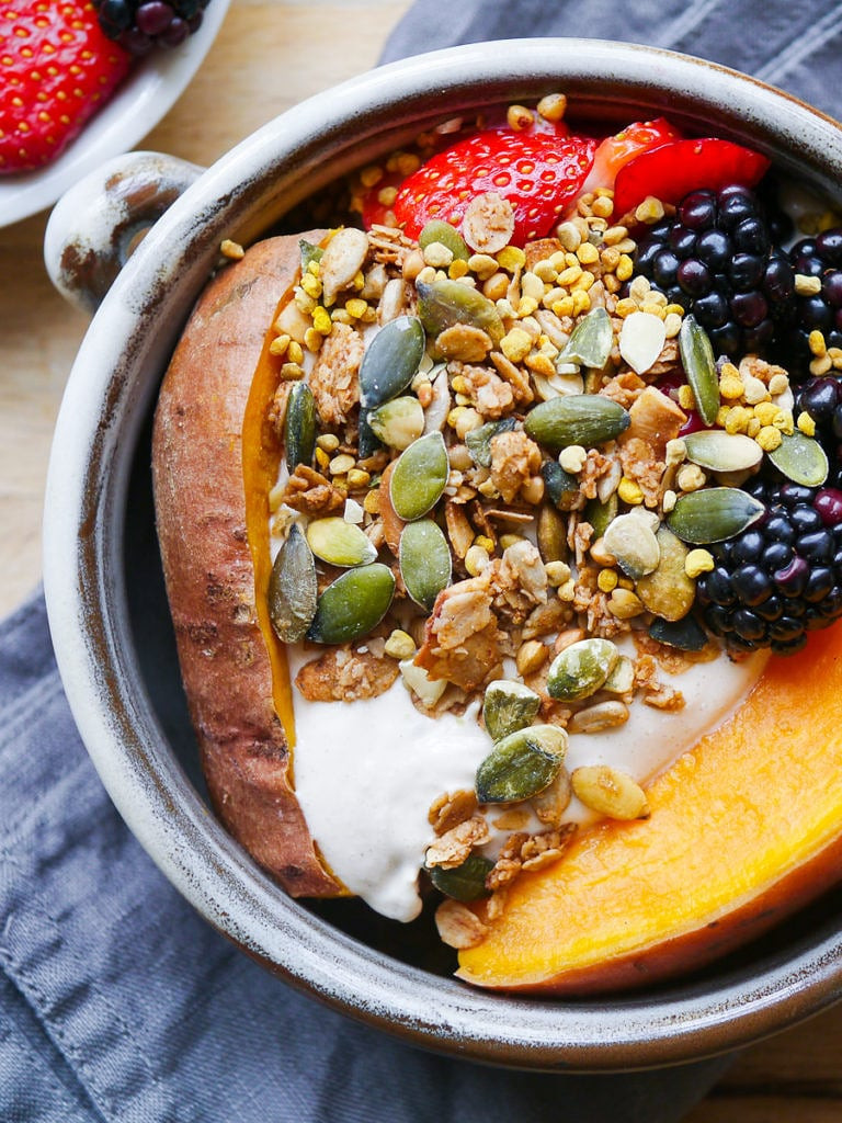 Sweet Potato Breakfast Recipes
 Sweet Potato Breakfast Bowl with Berries