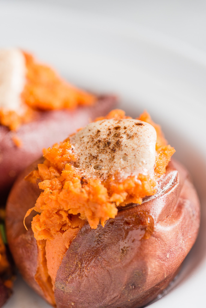 Sweet Potato Butter
 Baked Sweet Potatoes with Sweet or Savory Butter