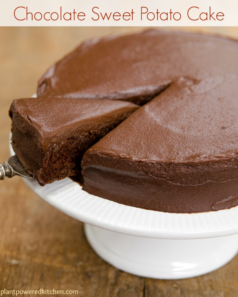 Sweet Potato Desserts Recipes
 Sweet Potato Chocolate Cake with Chocolate Frosting vegan