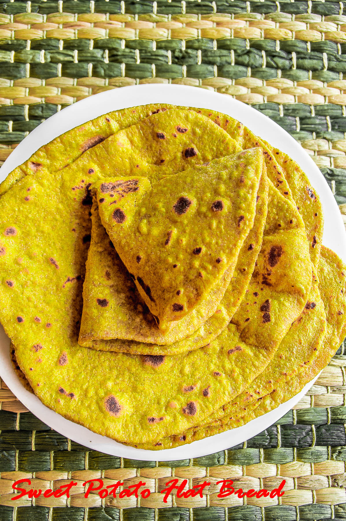 Sweet Potato Flatbread
 Healthy Sweet Potato Flatbread