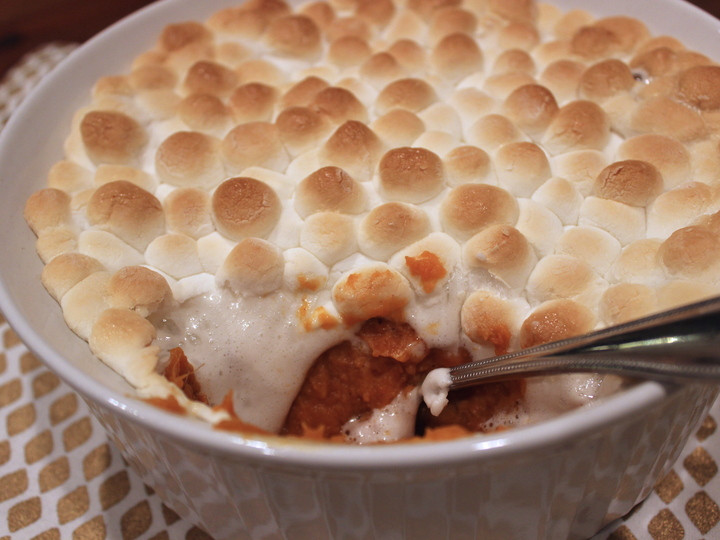 Sweet Potato Marshmallow
 Best ever Thanksgiving sweet potatoes with marshmallows