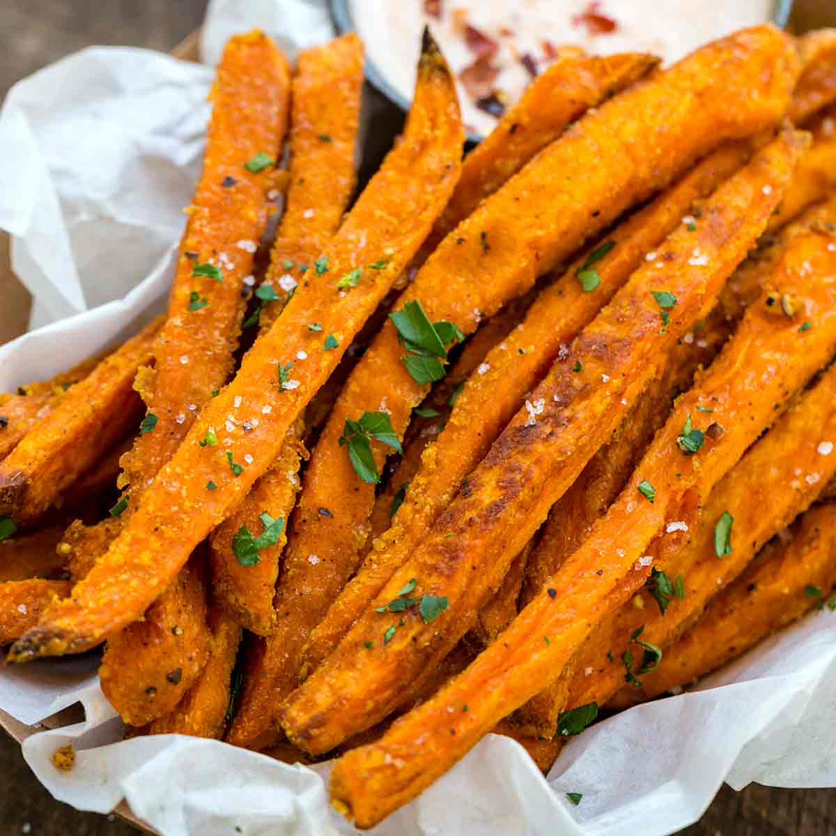 Sweet Potato Oven Fries
 Baked Sweet Potato Fries