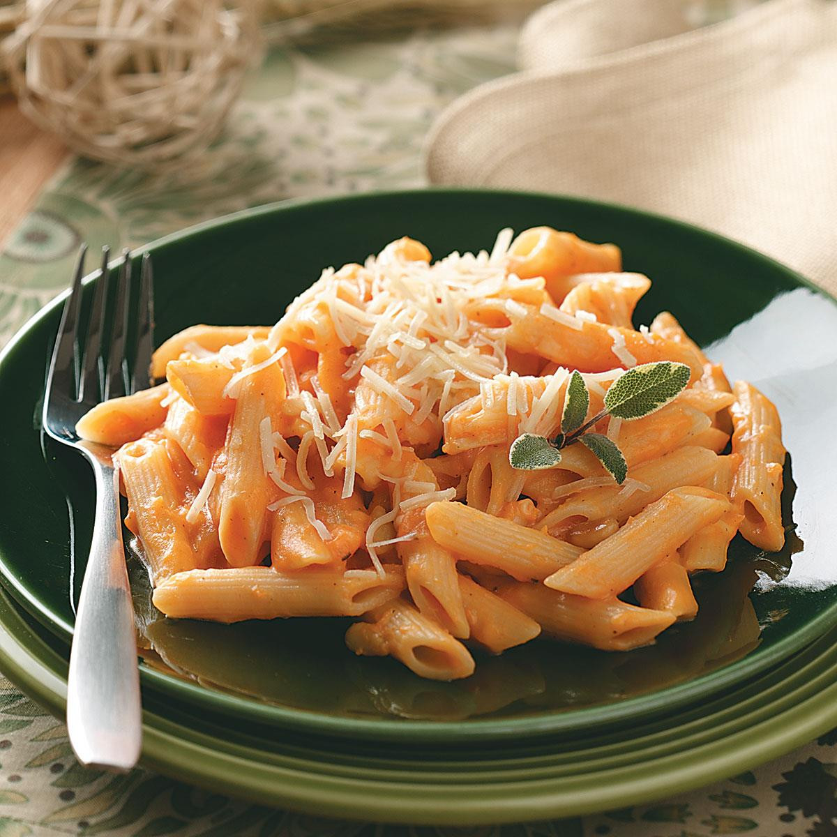 Sweet Potato Pasta
 Pasta with Creamy Sweet Potato Sauce Recipe