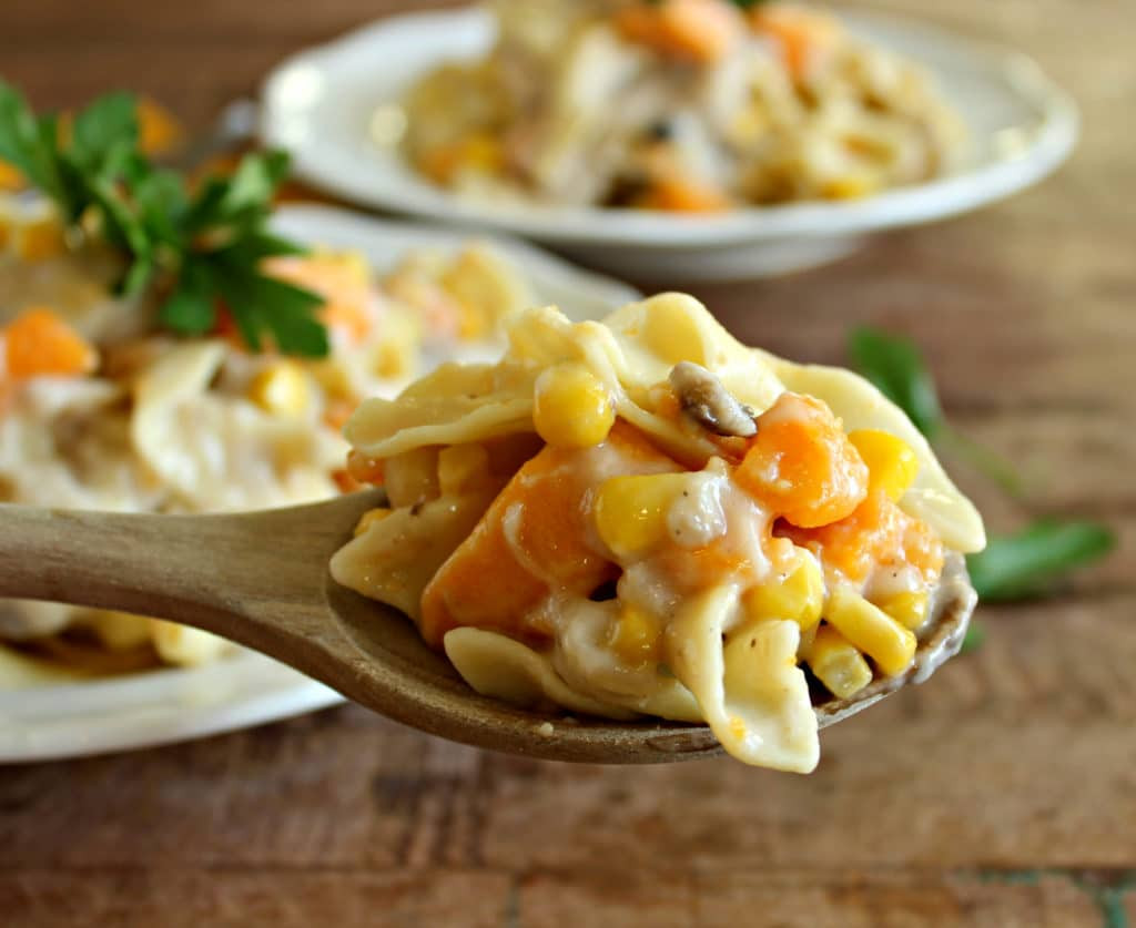 Sweet Potato Pasta
 Creamy Sweet Potato Pasta