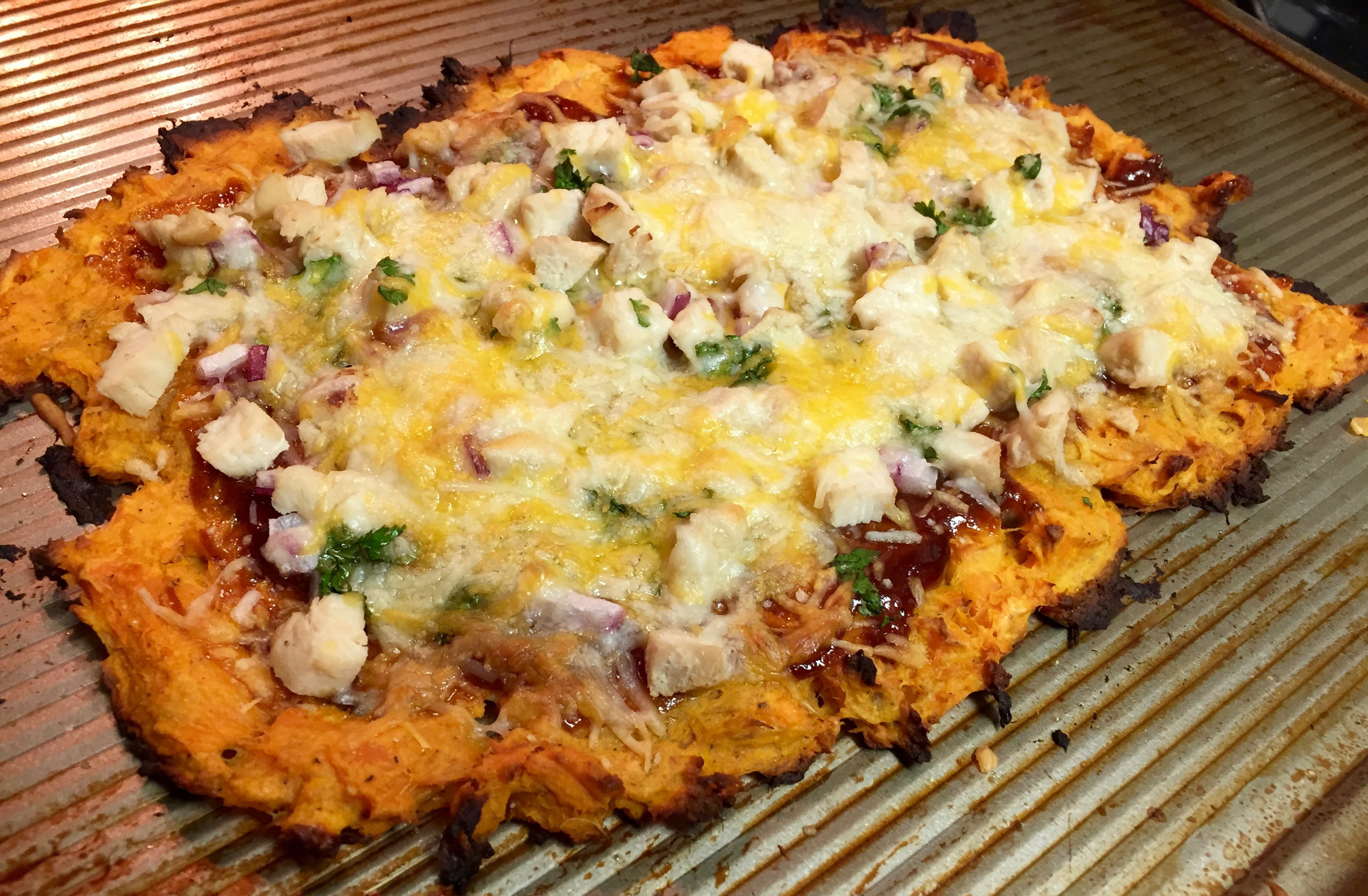 Sweet Potato Pizza
 Sweet Potato Pizza Crust – gluten free party of one