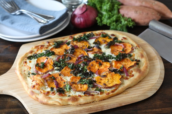 Sweet Potato Pizza
 Sweet Potato Kale Pizza Recipe Potato Pizza Recipe