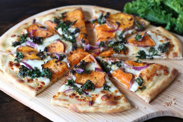 Sweet Potato Pizza
 Sweet Potato Kale Pizza Recipe Potato Pizza Recipe