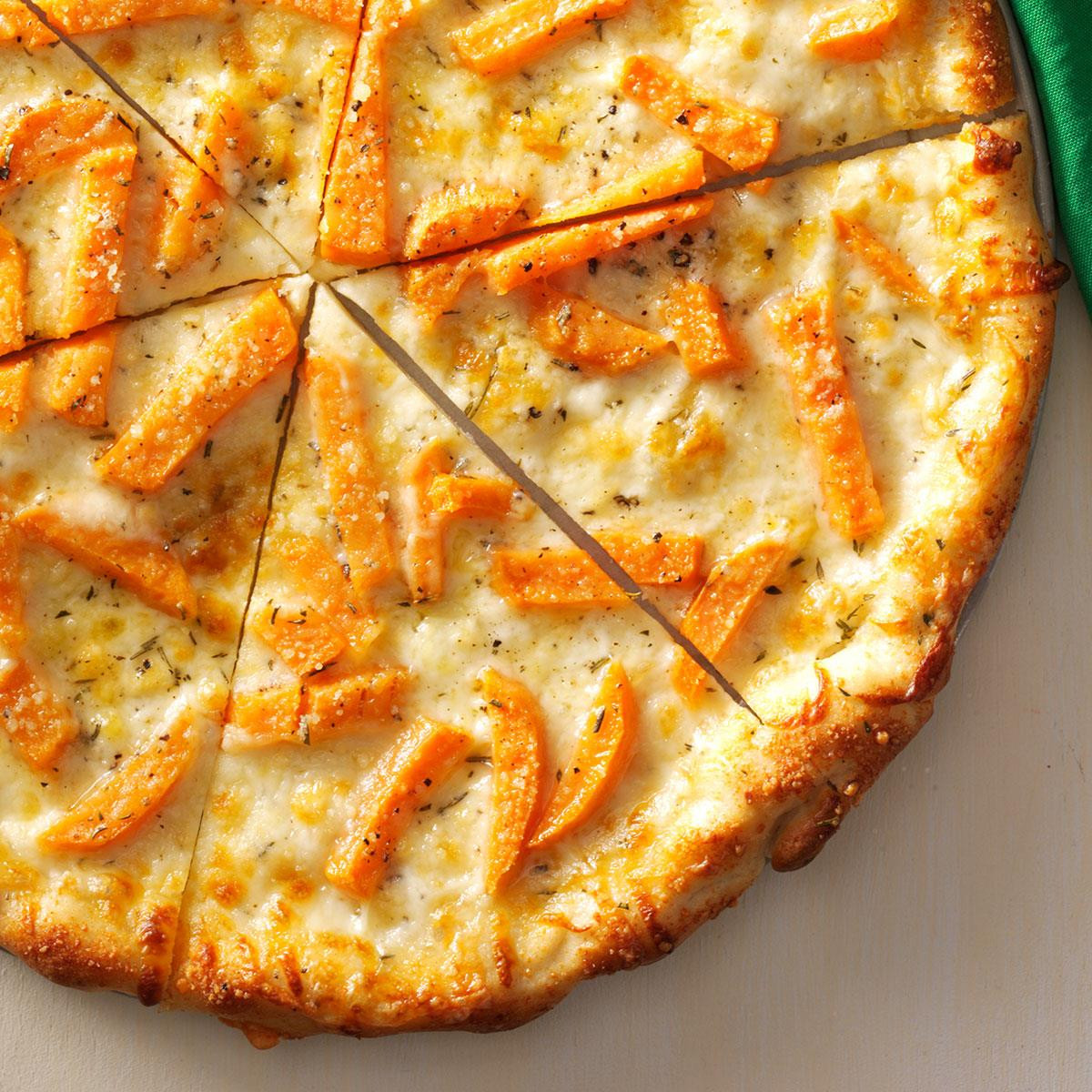 Sweet Potato Pizza
 Fontina & Sweet Potato Pizza Recipe