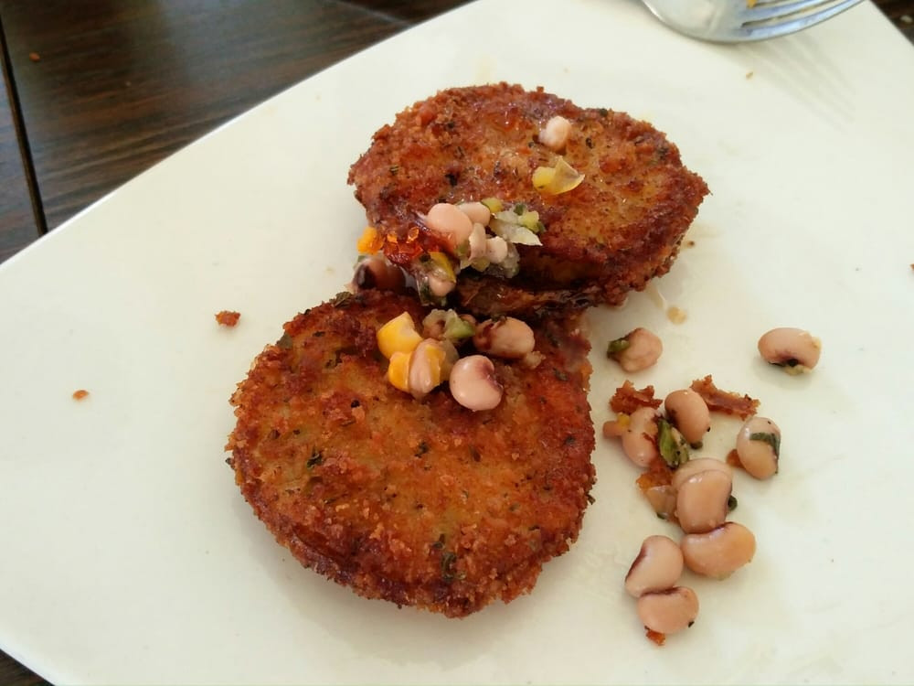 Sweet Potato Restaurant
 Fried green tomatoes with black eyed pea salsa Sooo good