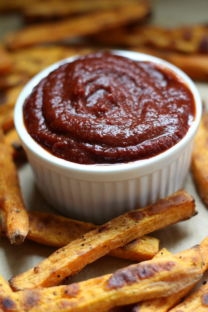 Sweet Potato Sauces
 Crispy Sweet Potato Fries & Homemade BBQ Sauce Paleo & Vegan