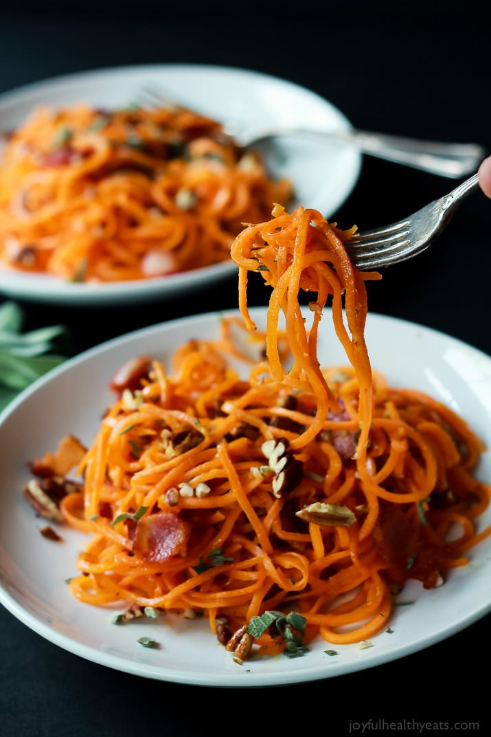 Sweet Potato Sauces
 Sweet Potato Noodles with Sage Brown Butter Sauce
