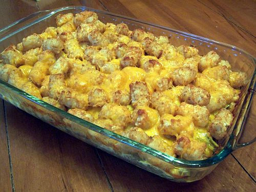 Tater Tot Casserole With Cream Of Chicken
 Tater Tot Casserole With Leftover Chicken Recipegreat