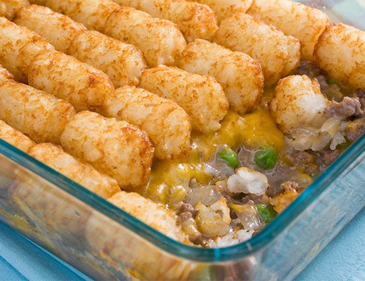 Tater Tots Casserole
 Hamburger Tater Tot Casserole