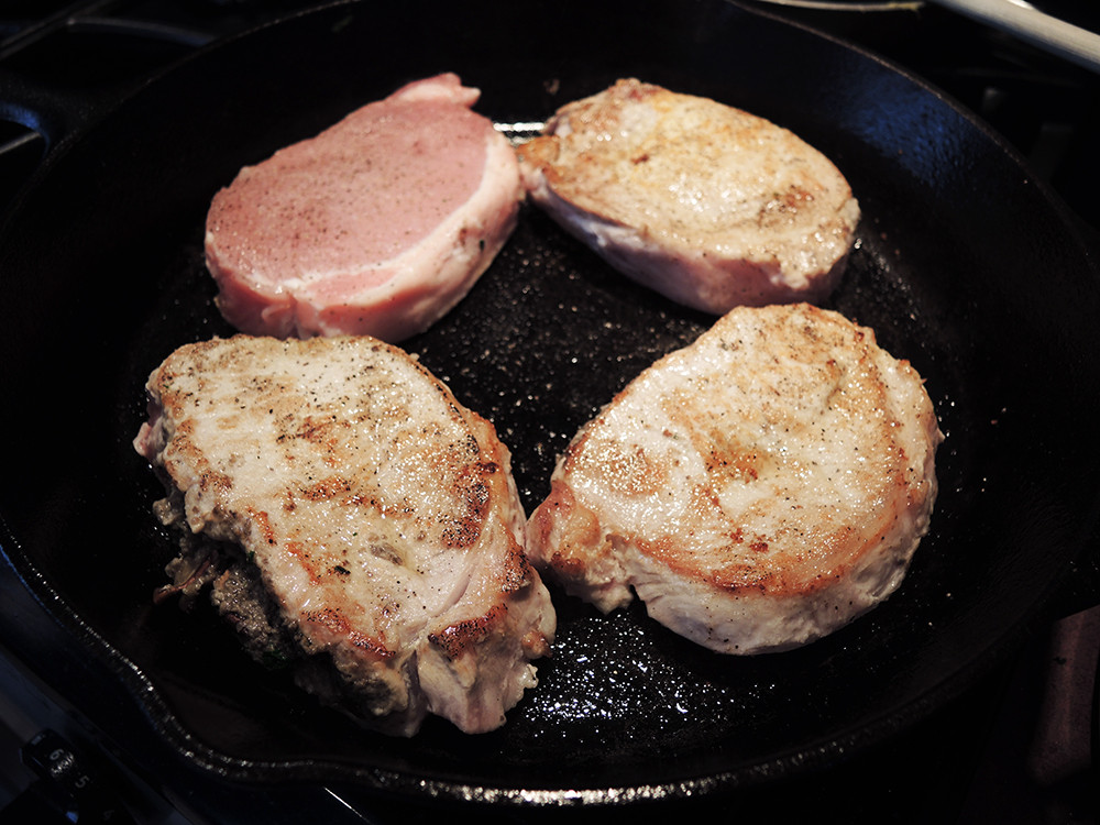 Temp To Bake Pork Chops
 Mushroom Stuffed Pork Chops Baked in Stuffing – Home Is A