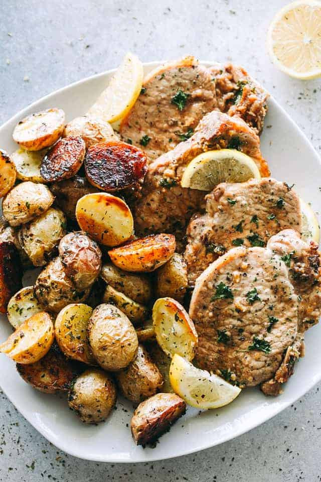 Temp To Bake Pork Chops
 Pork Chops and Potatoes Sheet Pan Dinner Recipe Favorite