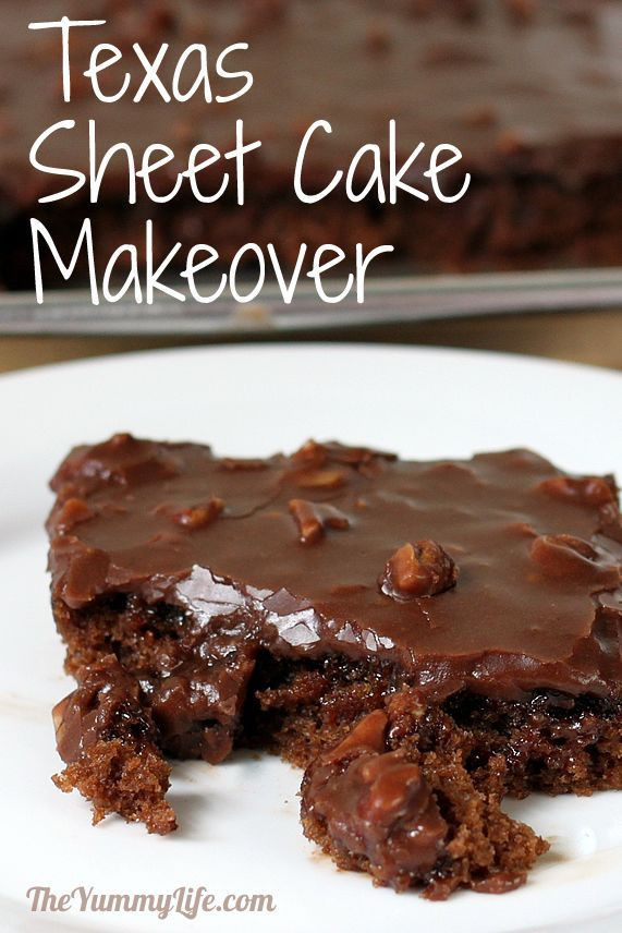 Texas Sheet Cake Recipe
 Whole Wheat Texas Sheet Cake